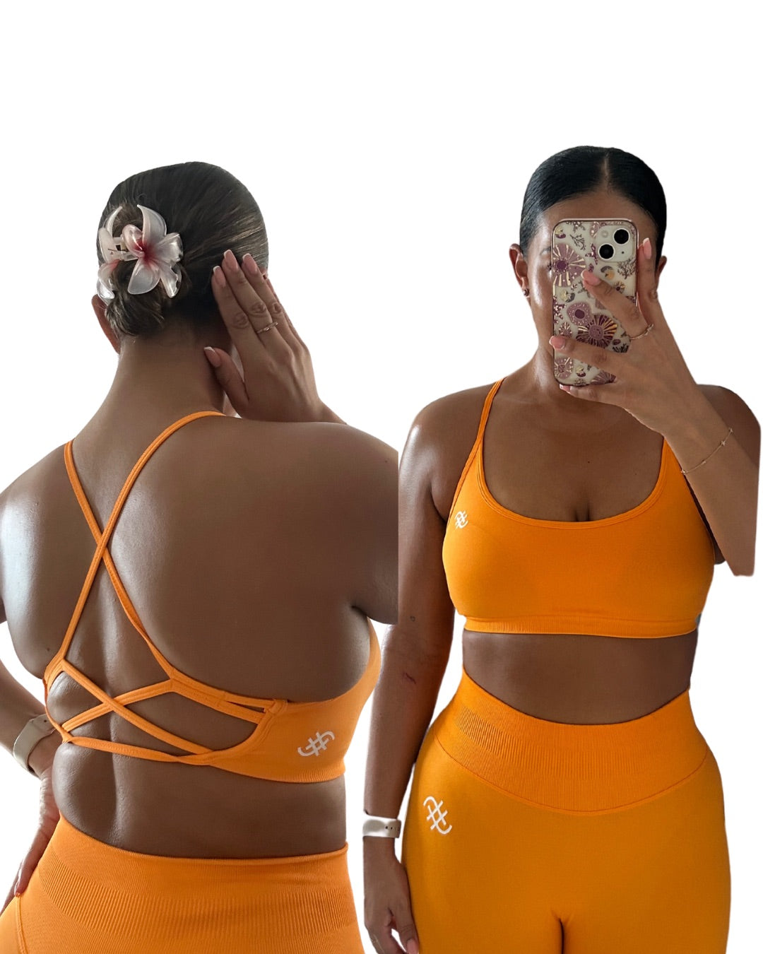 Zoe Bra Top | Orange
