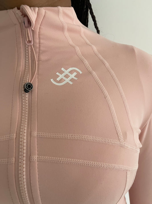 Zip Jacket | Blush Pink - Fugafit