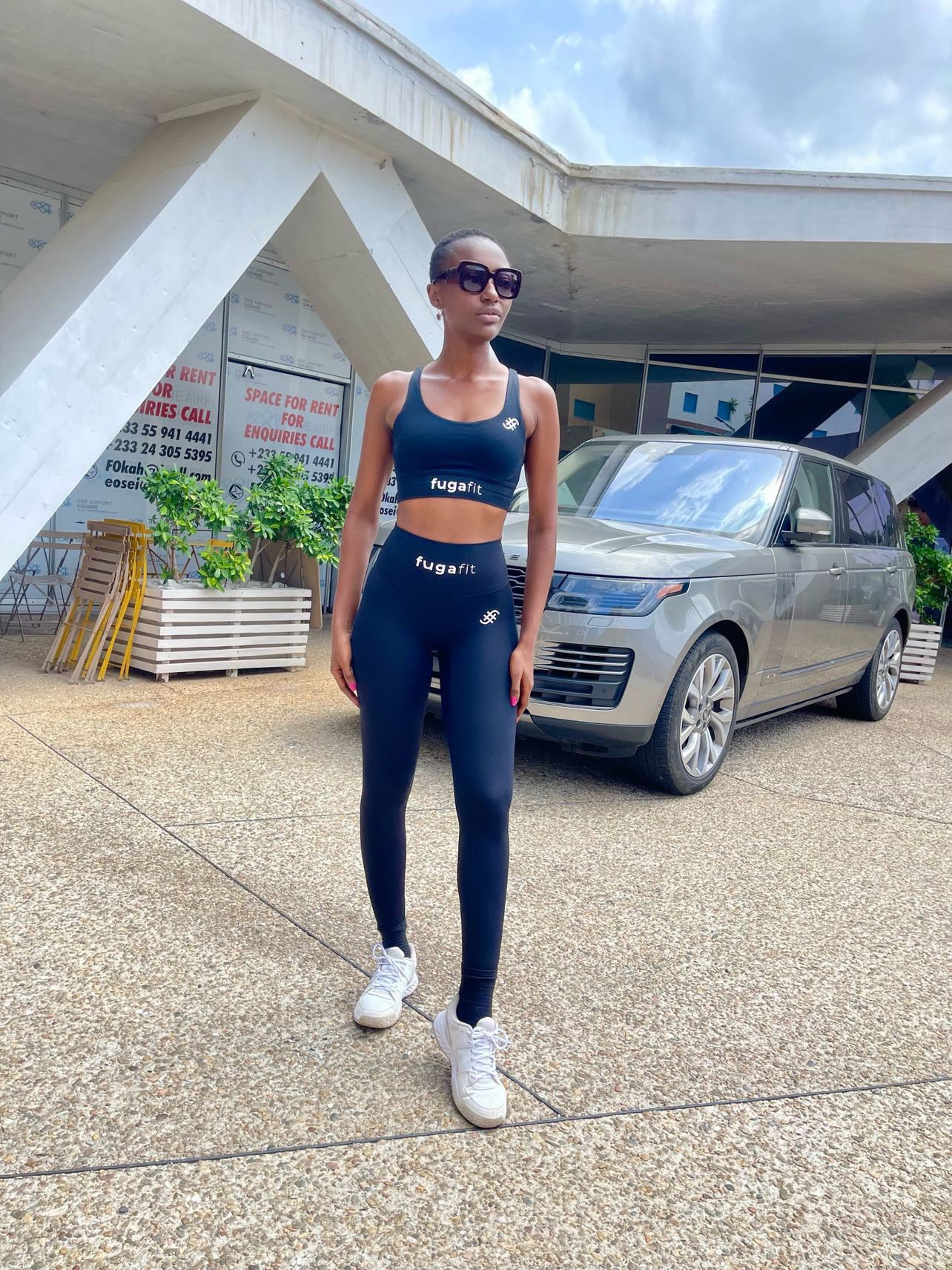 Chakra Yoga/Sports Leggings | Black in - leggings activewear