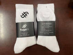 Unisex Training Crew Socks | White | 2pk