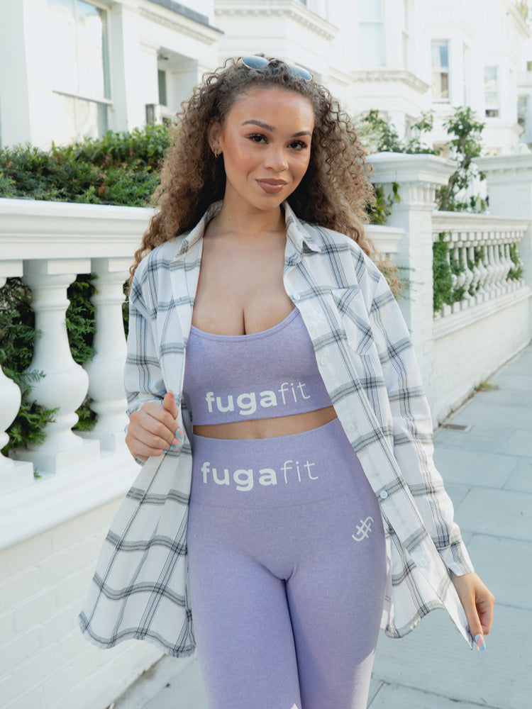 Lissom Seamless Bra Top | Lavender - Fugafit