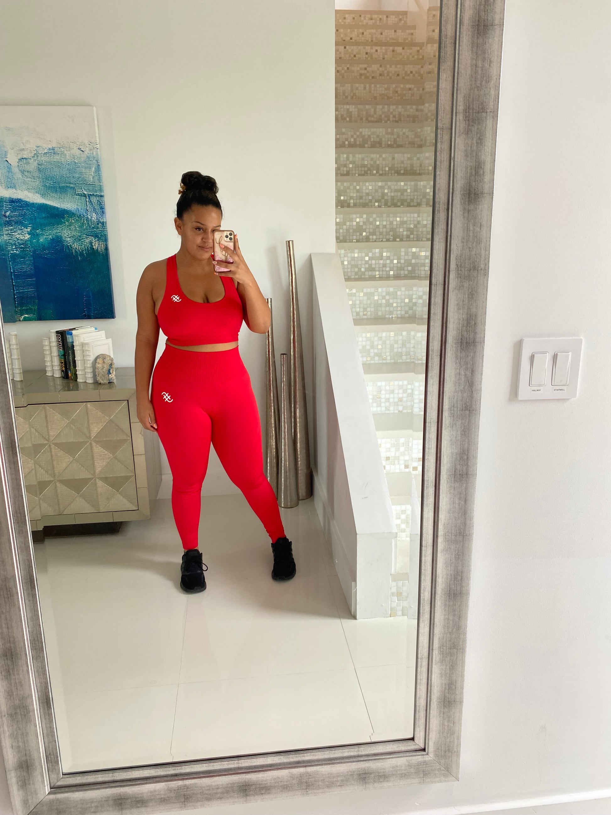 Push Seamless Bra Top | Red Berry - Fugafit