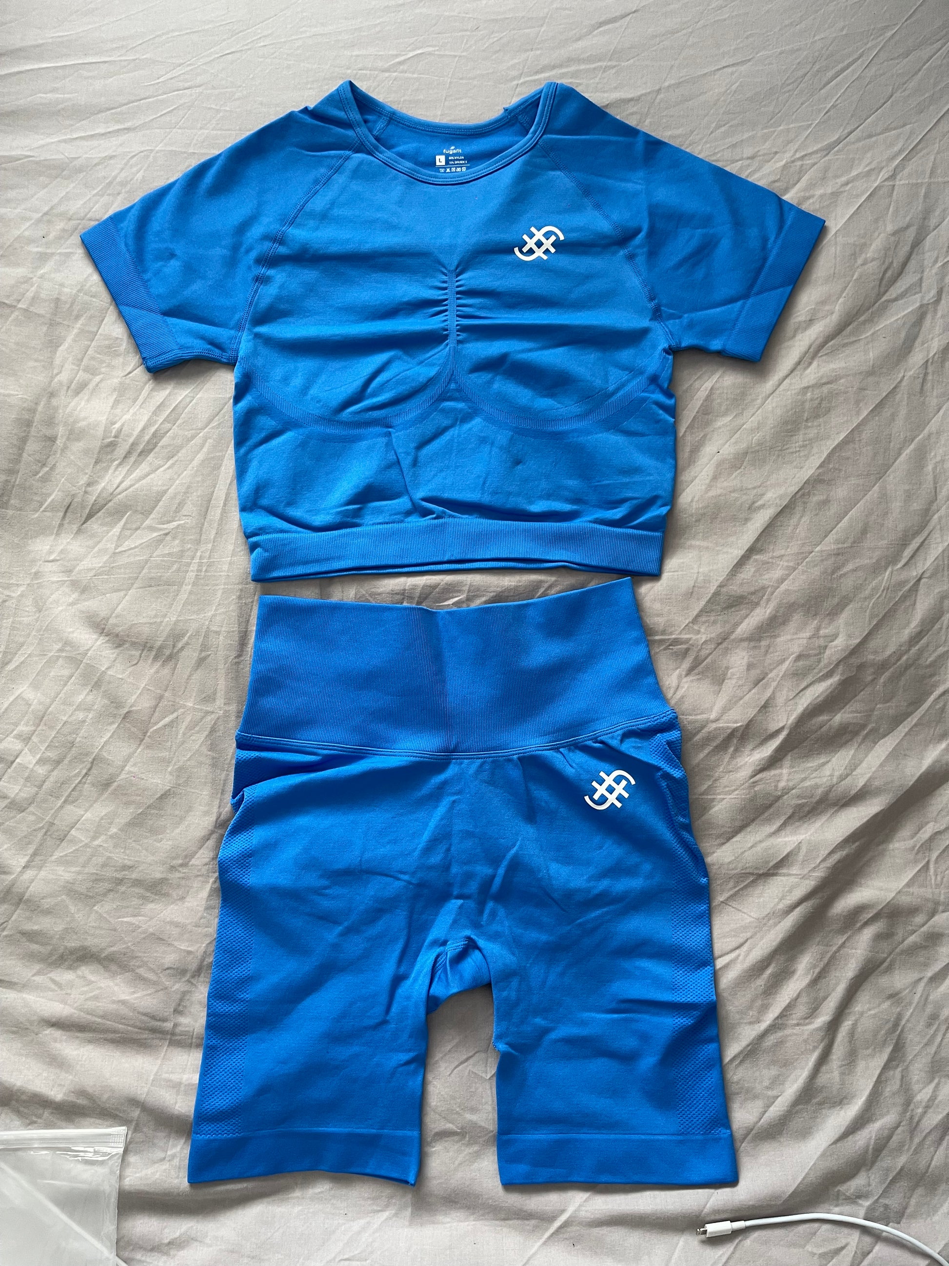 Sculpt Top | Bright Blue in - activewear