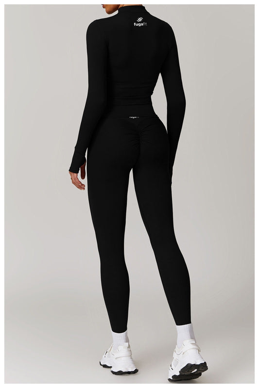 Unity Jacket | Sculpting Gym Jacket Women | Black in - Jackets activewear