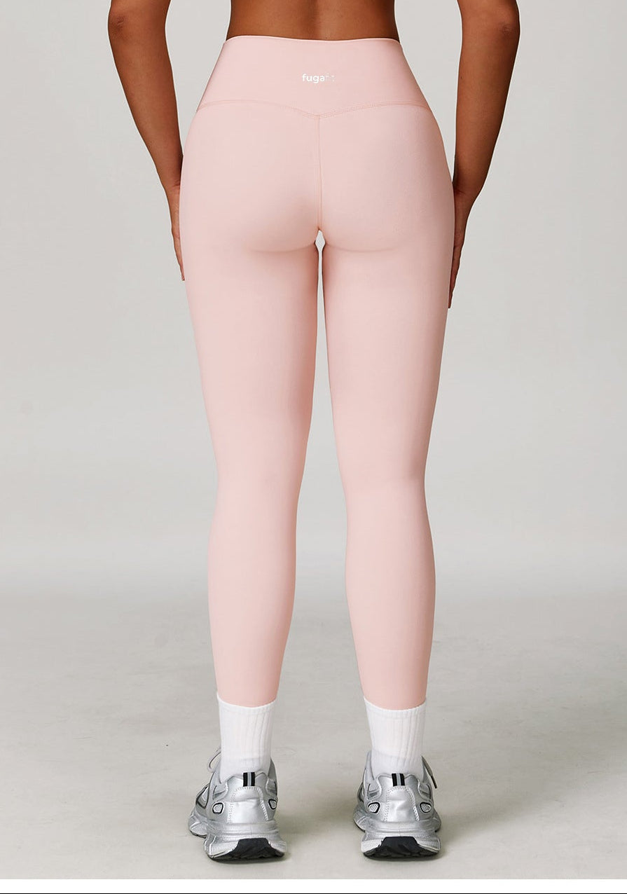 Unity Sculpting High-Waisted Leggings | Peach Pink in - leggings activewear