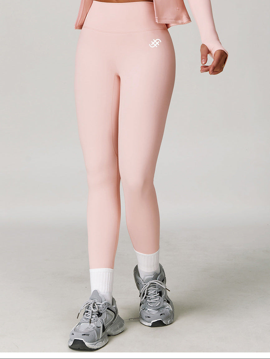 Unity Sculpting High-Waisted Leggings | Peach Pink in - leggings activewear