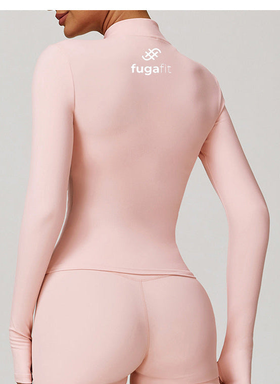 Unity Jacket | Sculpting Gym Jacket Women | Pink in - Jackets activewear