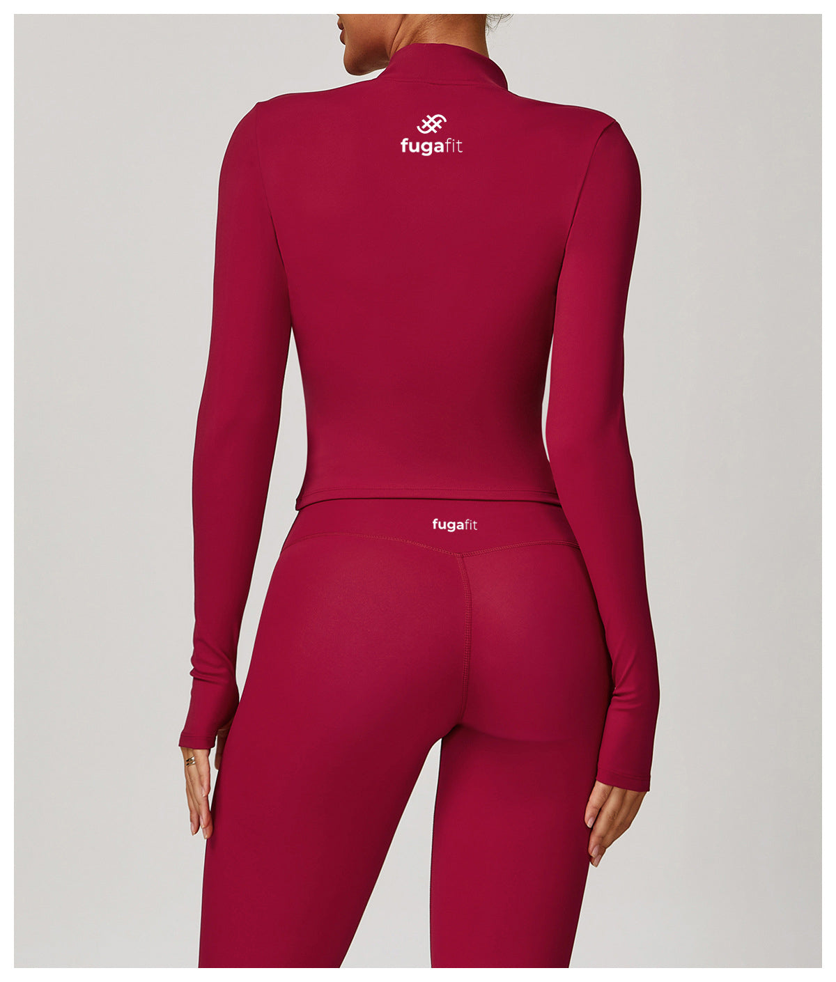 Unity Sculpting High-Waisted Leggings | Raspberry Red in - leggings activewear
