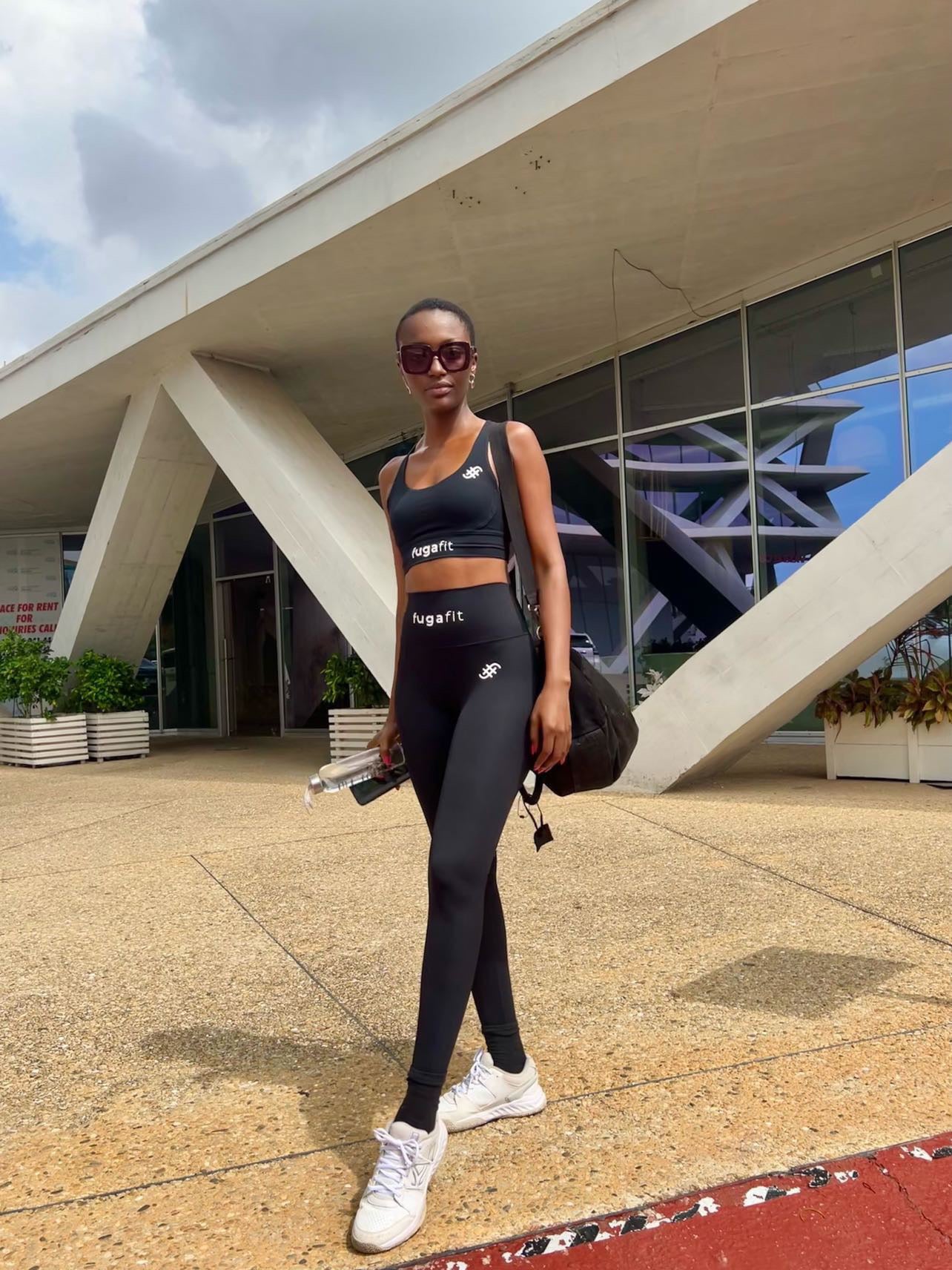 Chakra Yoga/Sports Leggings | Black in - leggings activewear