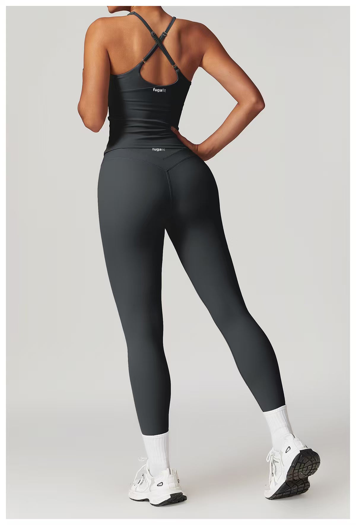 Active Leggings | Blue Grey in - leggings activewear