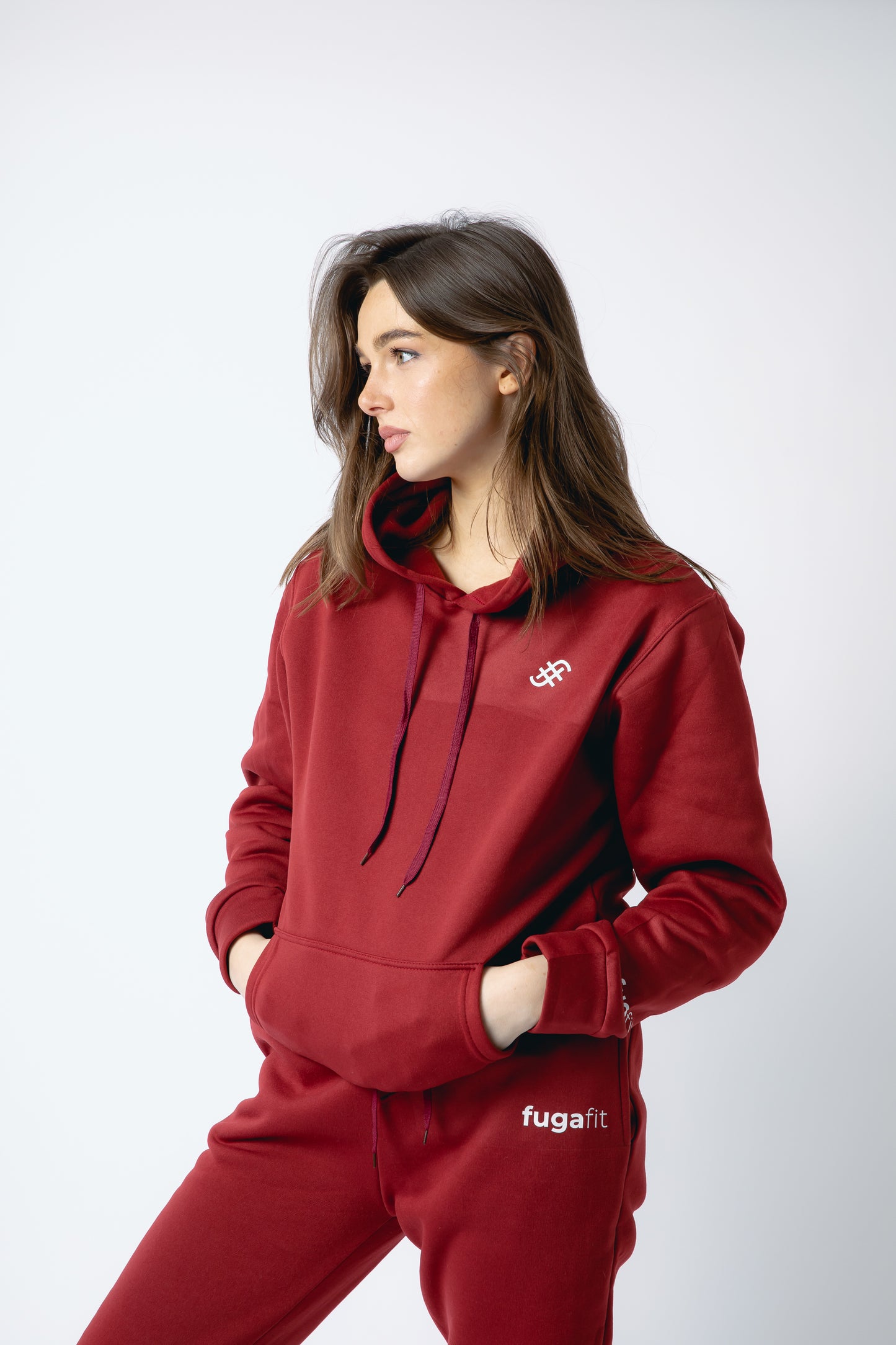 Original Hooded Track Top | Maroon - Fugafit