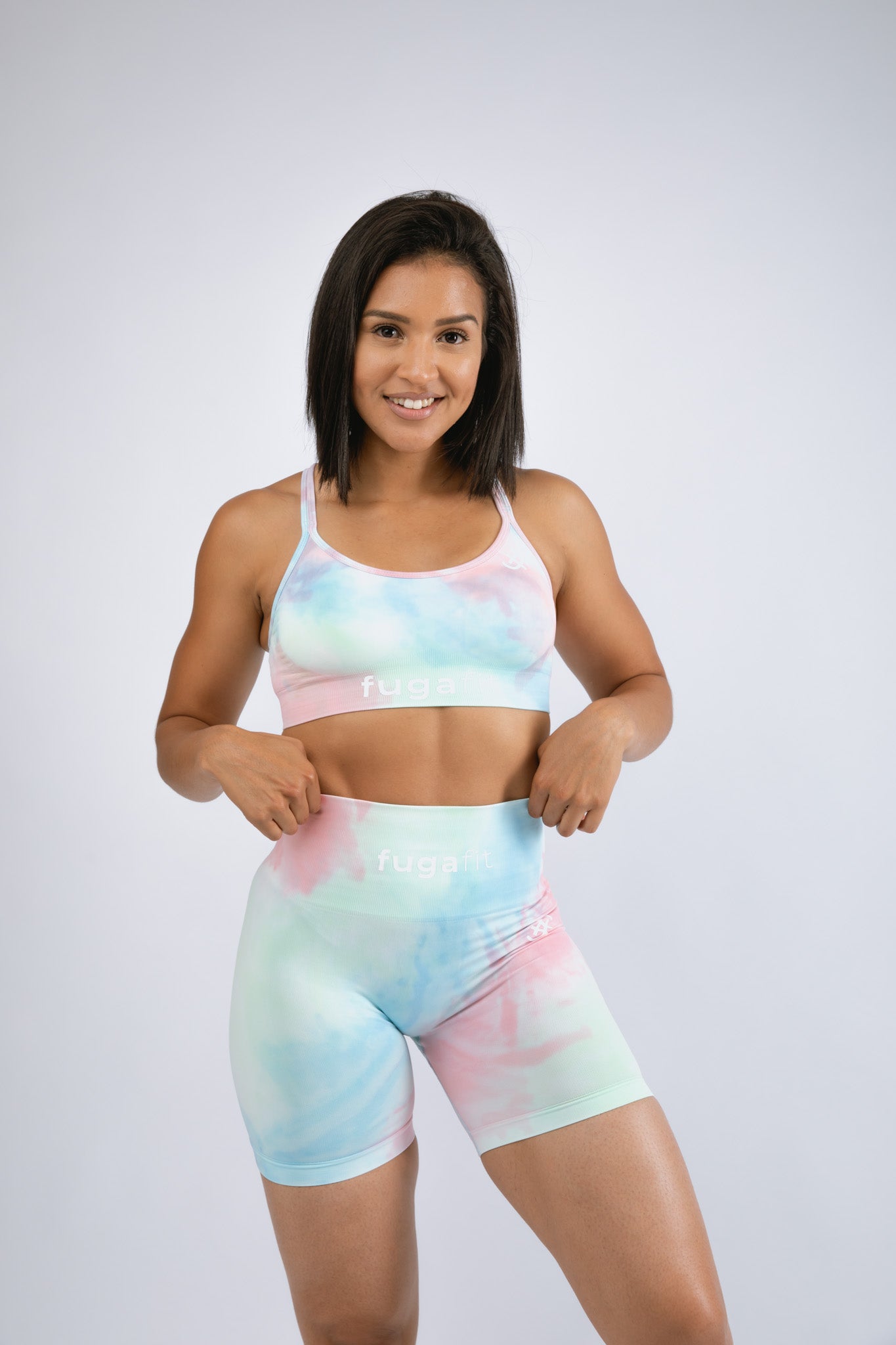 Tie & Dye Bra Top | Green - Fugafit